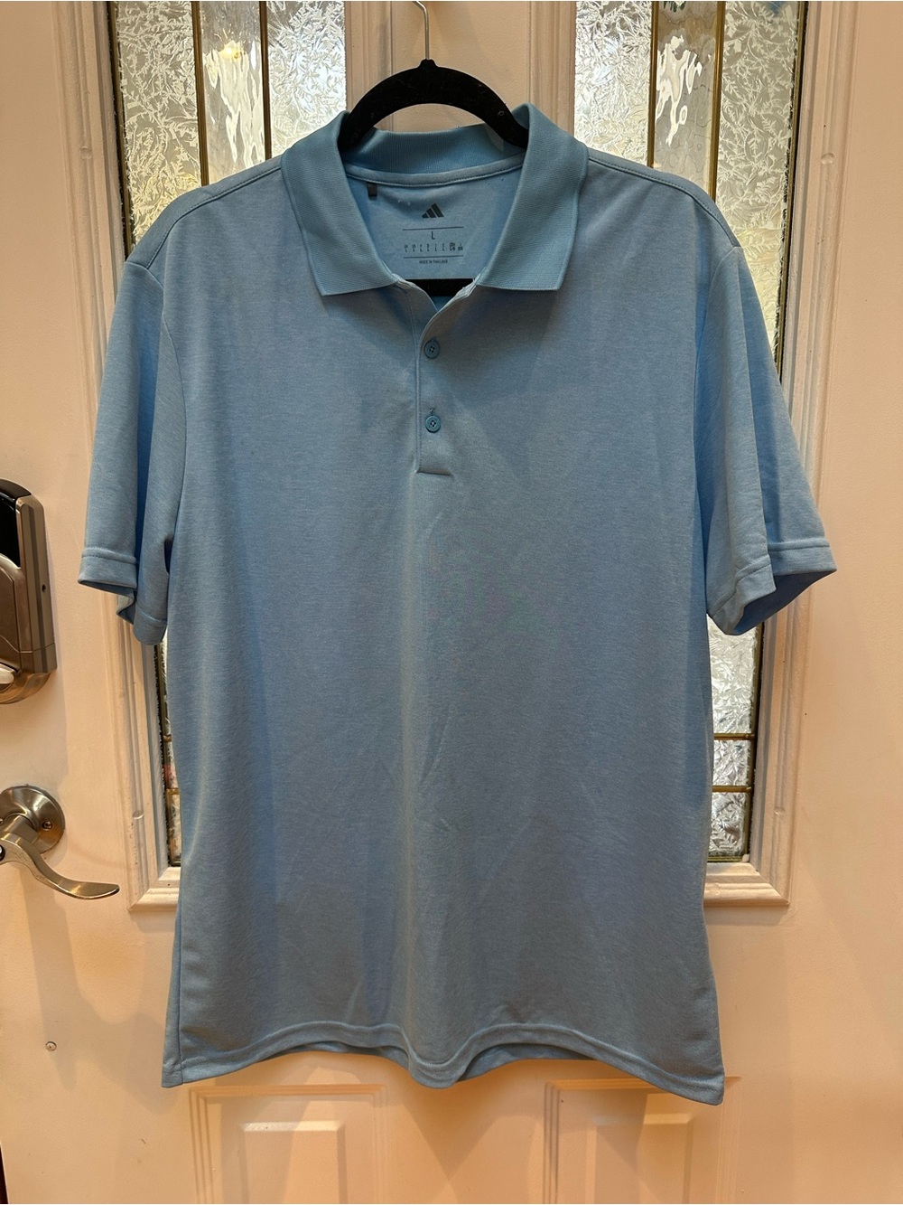 adidas Men’s Sky Blue Performance Polo